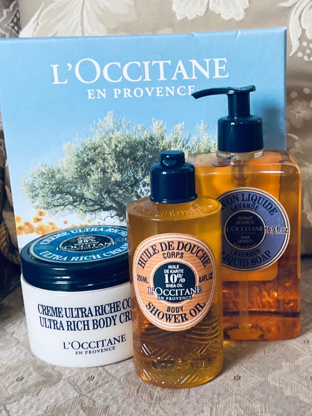 🇫🇷 L'Occitane Shea Butter 3-Piece Body Care Gift Set